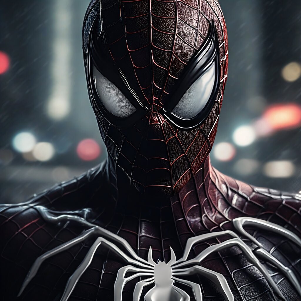 Spider-Man and Venom in a breathtaking shot. Part1