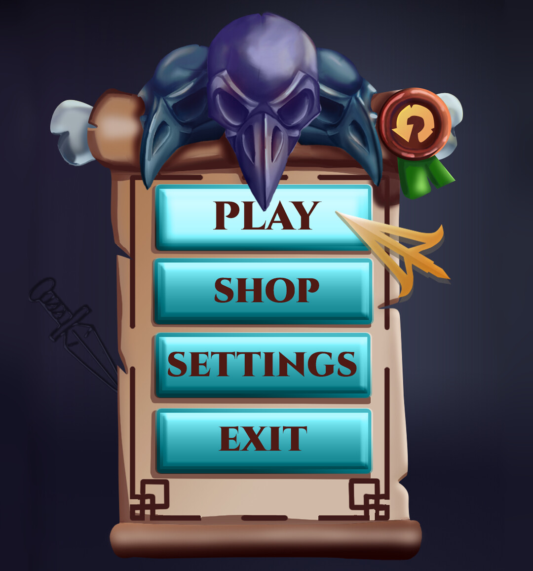 ArtStation - Game Menu