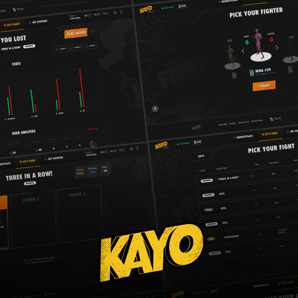 ArtStation KAYO Game UI