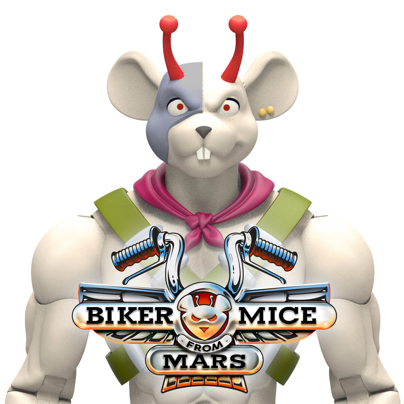 ArtStation - Biker Mice from Mars action figure - Vinnie