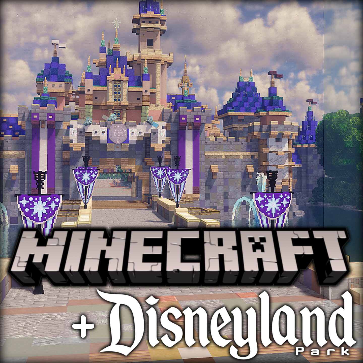 ArtStation - ImagineFun - Minecraft Disneyland Recreation