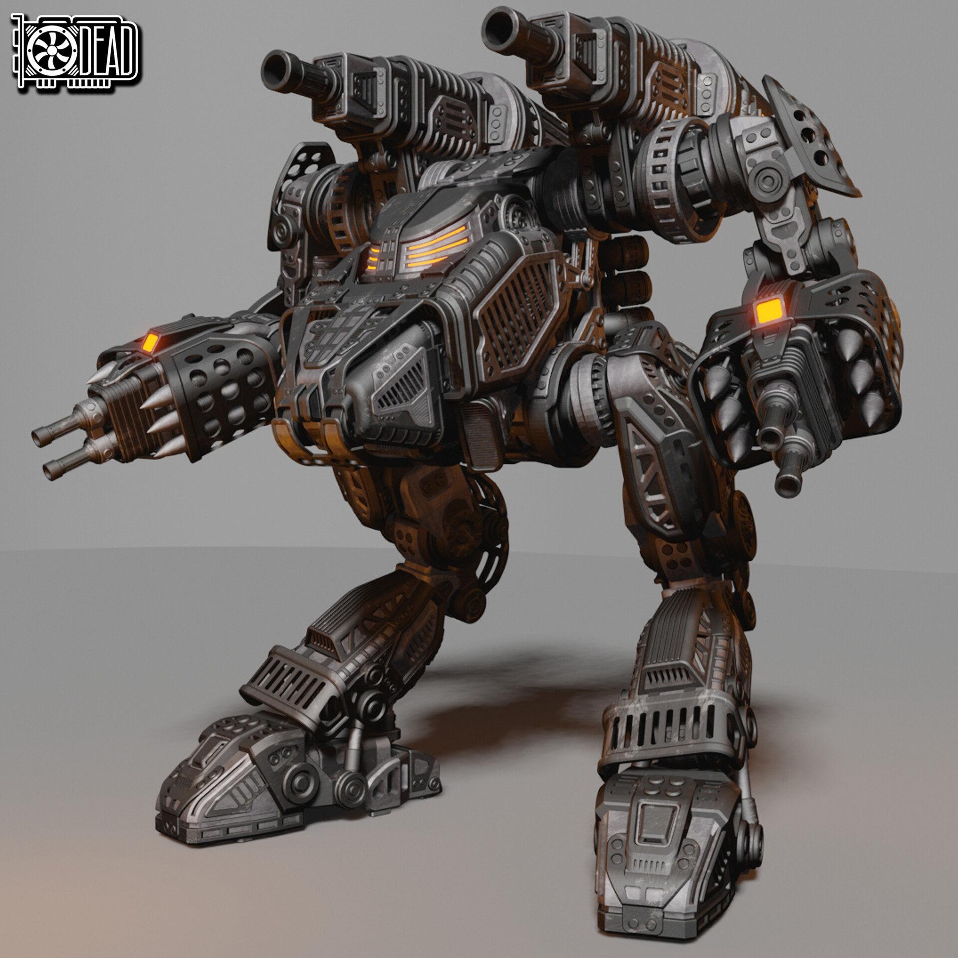 ArtStation - Blender Modeling ( Timelapse ) - 3d Robot Design - Mecha ...