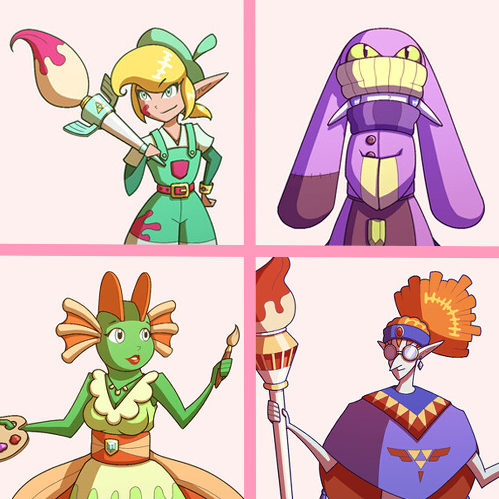 ArtStation - The Legend of Zelda: A Link Between Worlds