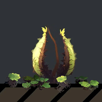 ArtStation - Monster plant enemy for Unity asset store