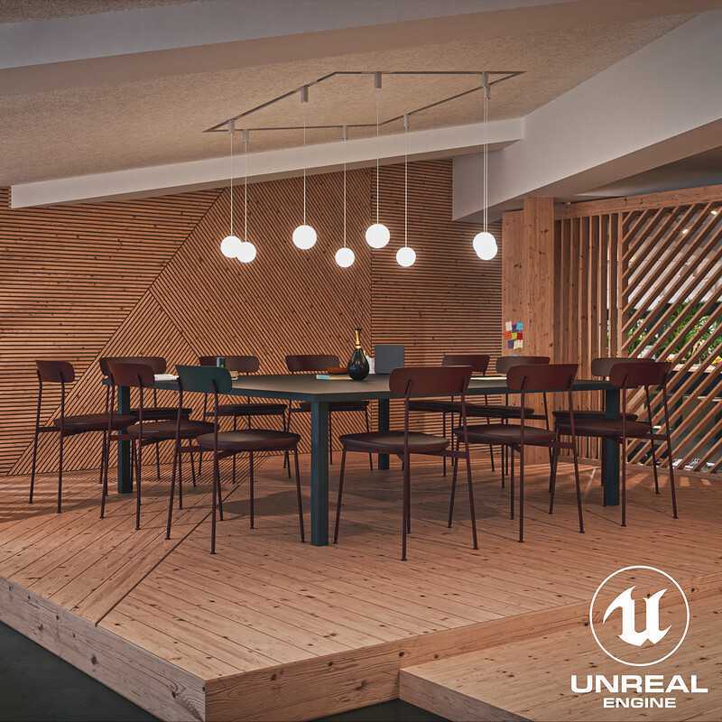 Co-Working Space Archviz