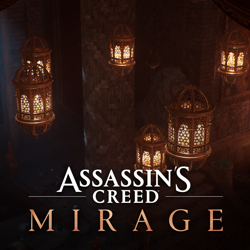 ArtStation Assassin's Creed Mirage Lantern Prop