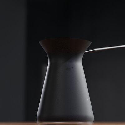 ArtStation - Vintage Coffee Pot Look Development