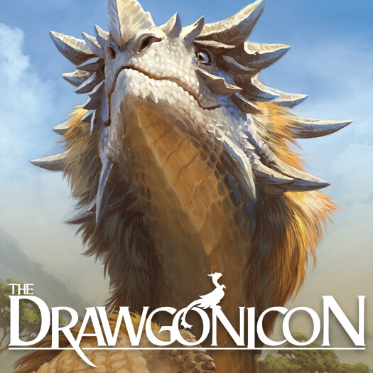 ArtStation - Gold Maned Savanna Dragon - Drawgonicon