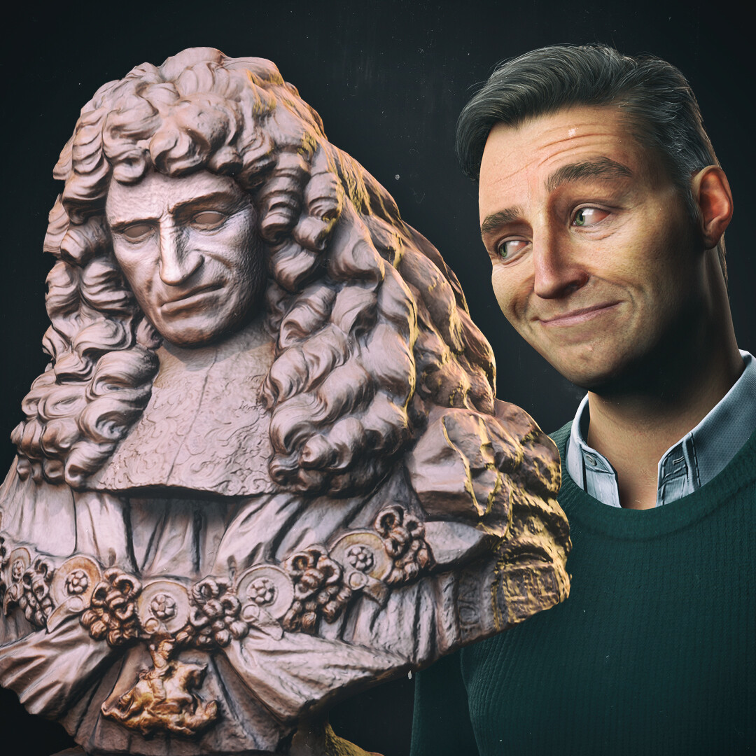 ArtStation Prince Rupert Statue Conversion