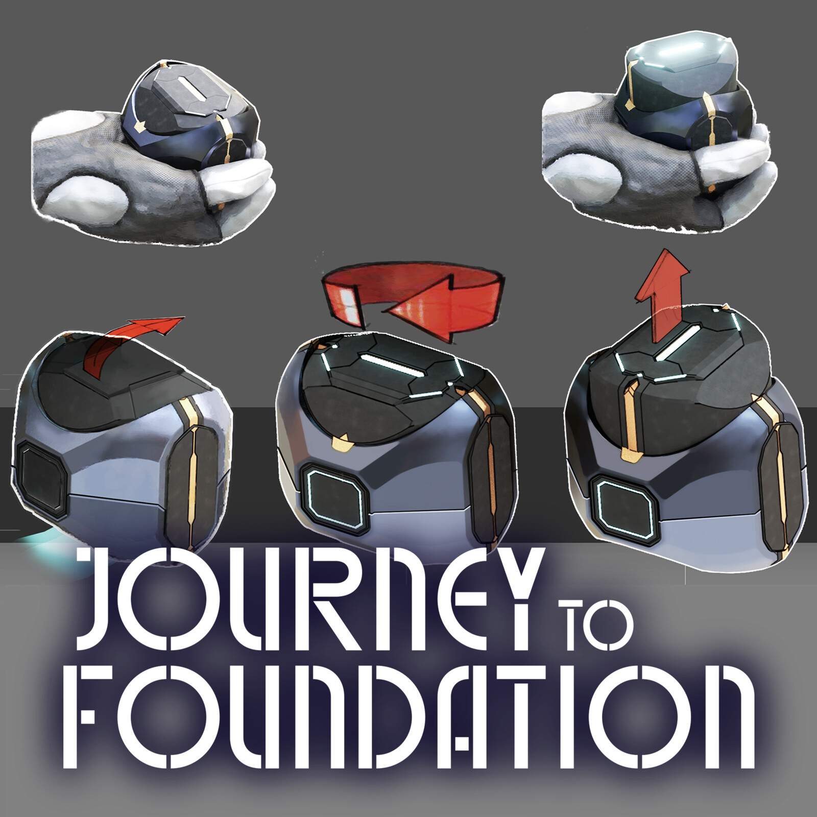 Journey to Foundation: Empire Hologram Capsule Concept