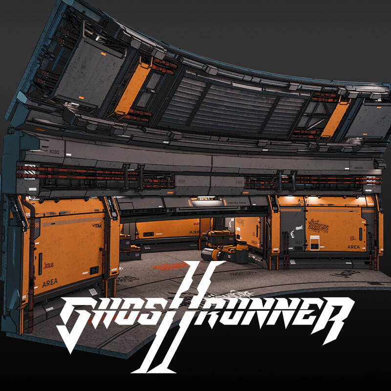 ArtStation - Ghostrunner 2 : Hub Area_concept - ONE MORE
