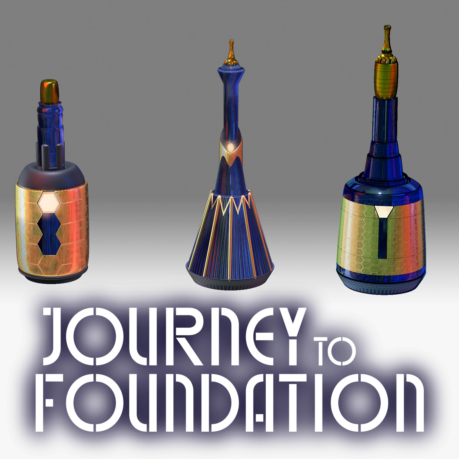 Journey to Foundation: Bottles and Glasses Prop Concepts