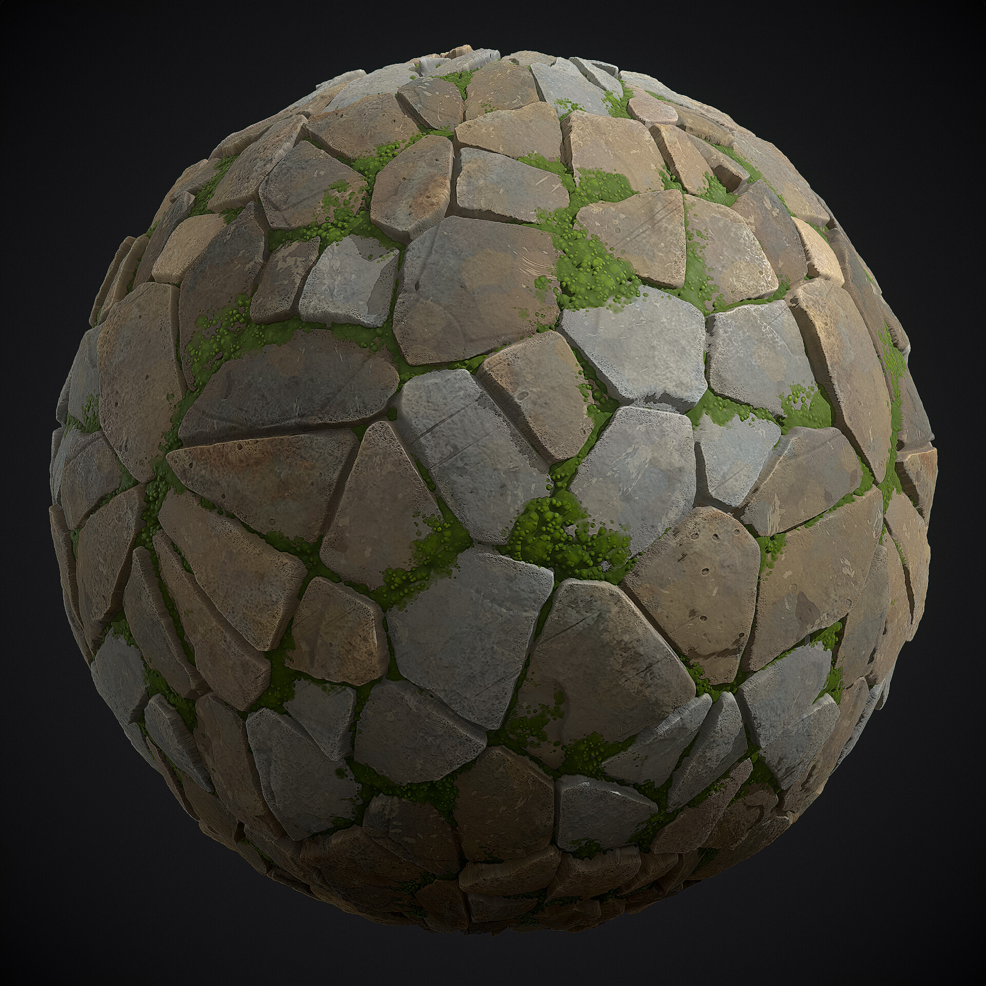 ArtStation - Stylized Pavement Material 02