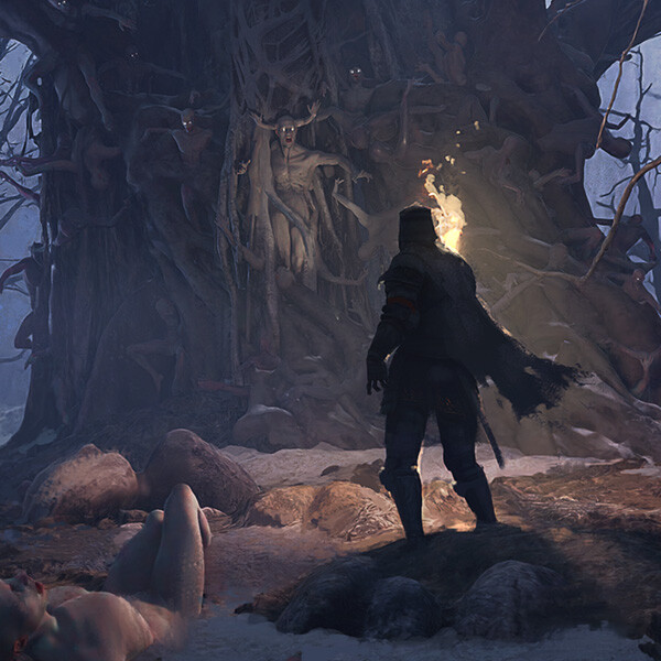 ArtStation Dead Man's Tree