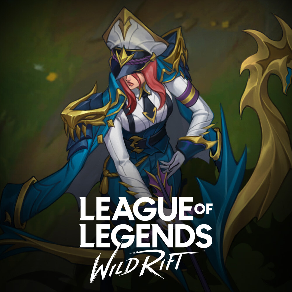 ArtStation - League of Legends WildRift：Glorious Admiral Ashe