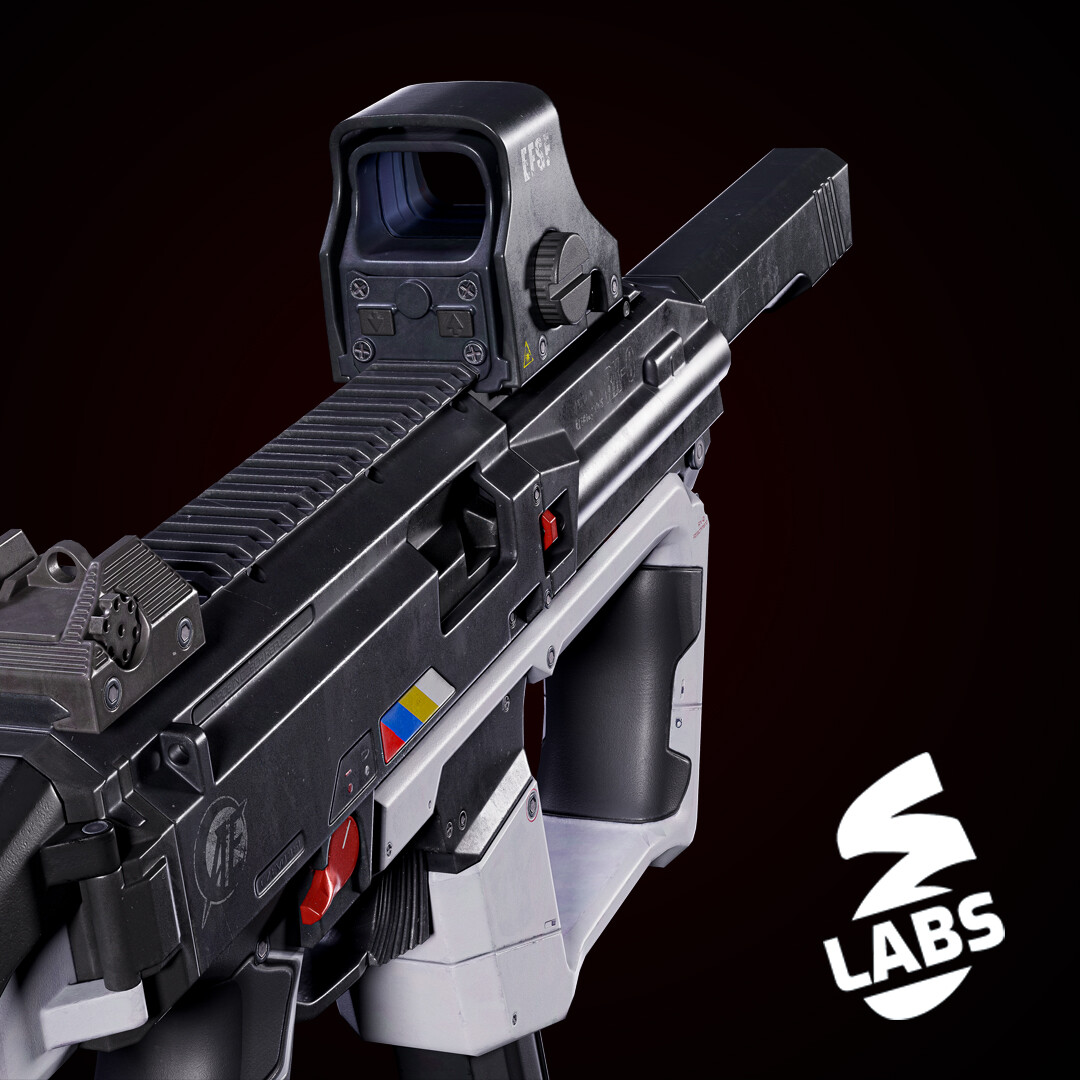 ArtStation - Assault Rifle CZ Scorpion EVO 3 Sci-fi
