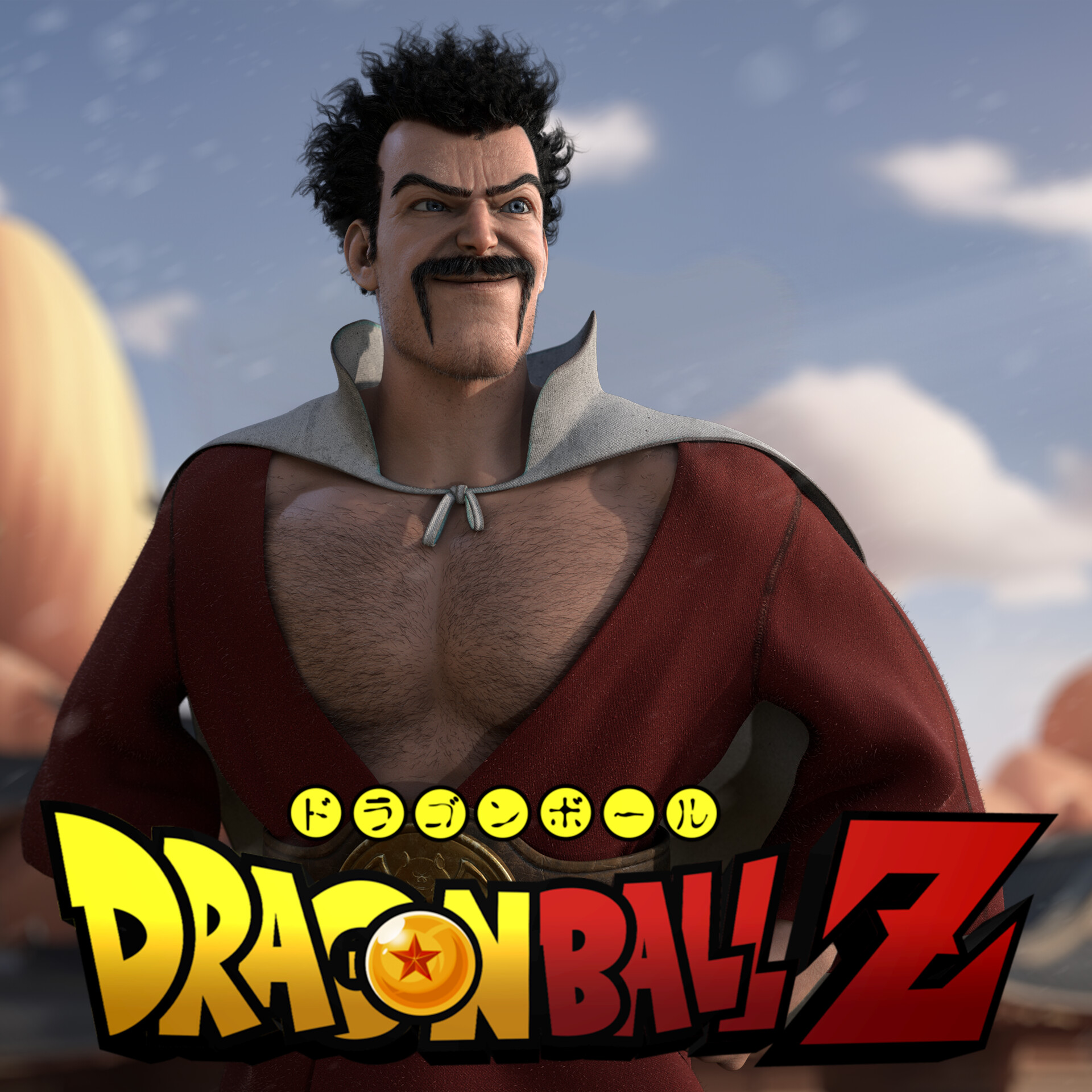 ArtStation Mr Satan Dragon Ball Z