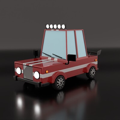 3D model Fiat Uno Mille EP 1994 VR / AR / low-poly