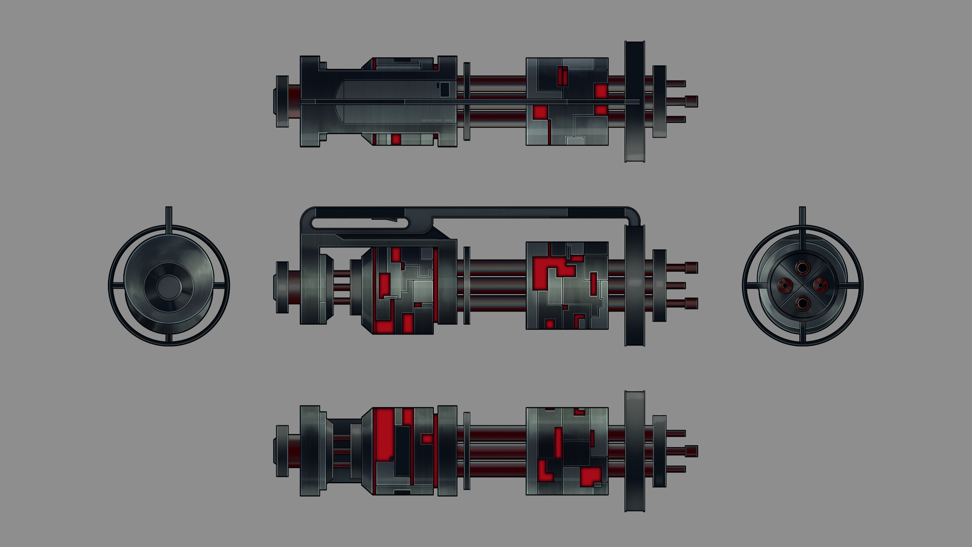 ArtStation Gatling Gun GM16   Ikiann Ikiann Cpt 1m 2t Morellibianca Longweaponturnaround 