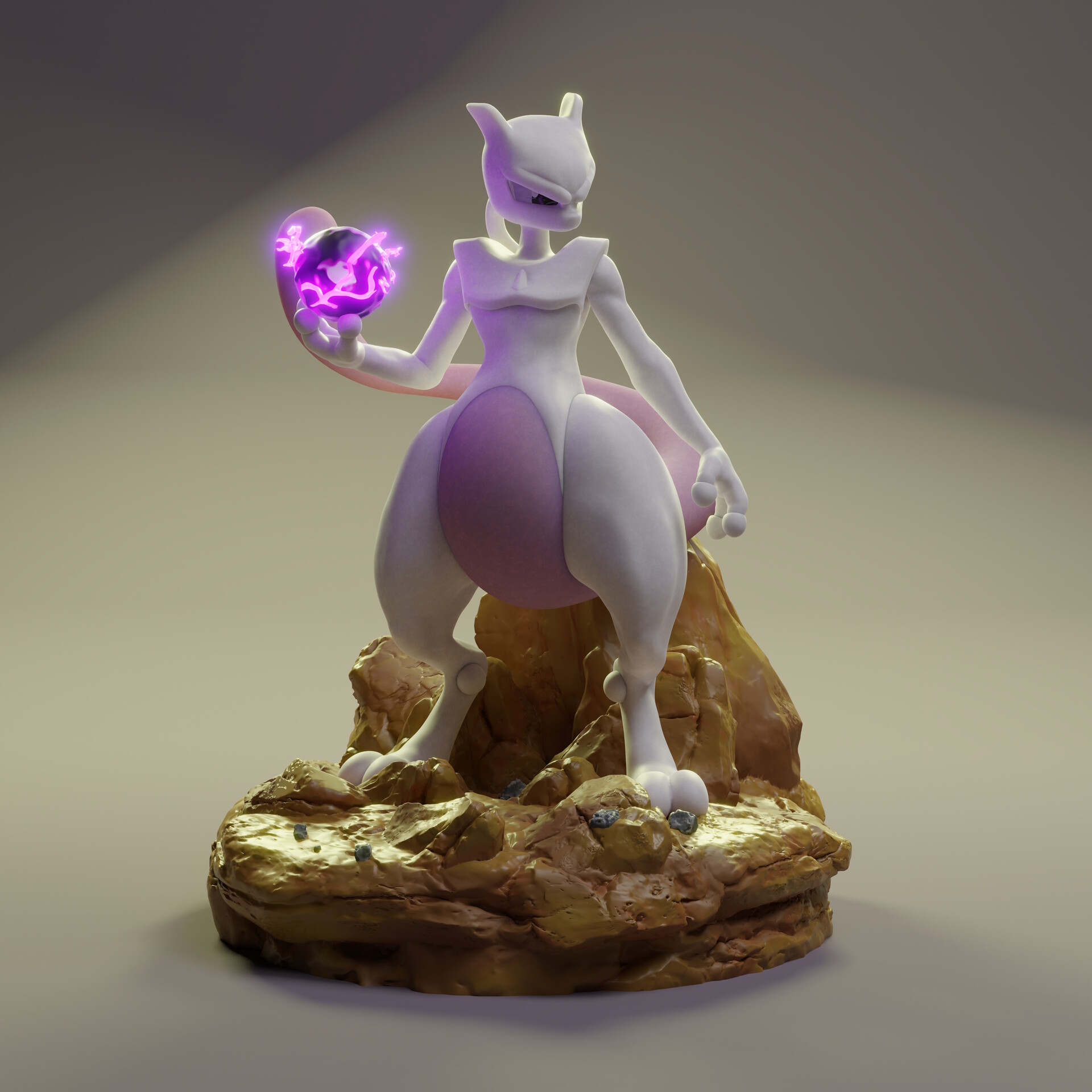 ArtStation - Mewtwo - Pokémon : The First Movie