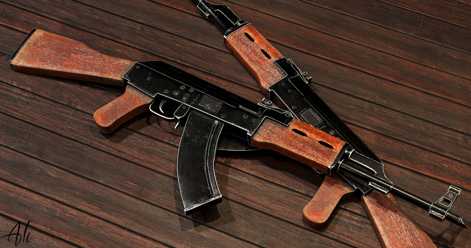 ArtStation - AK47 Game Ready