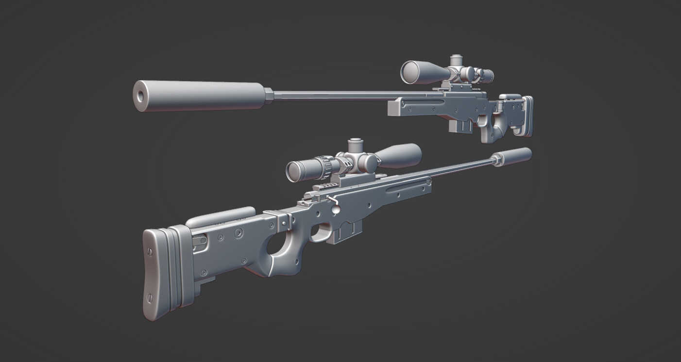 ArtStation - Sniper Rifle