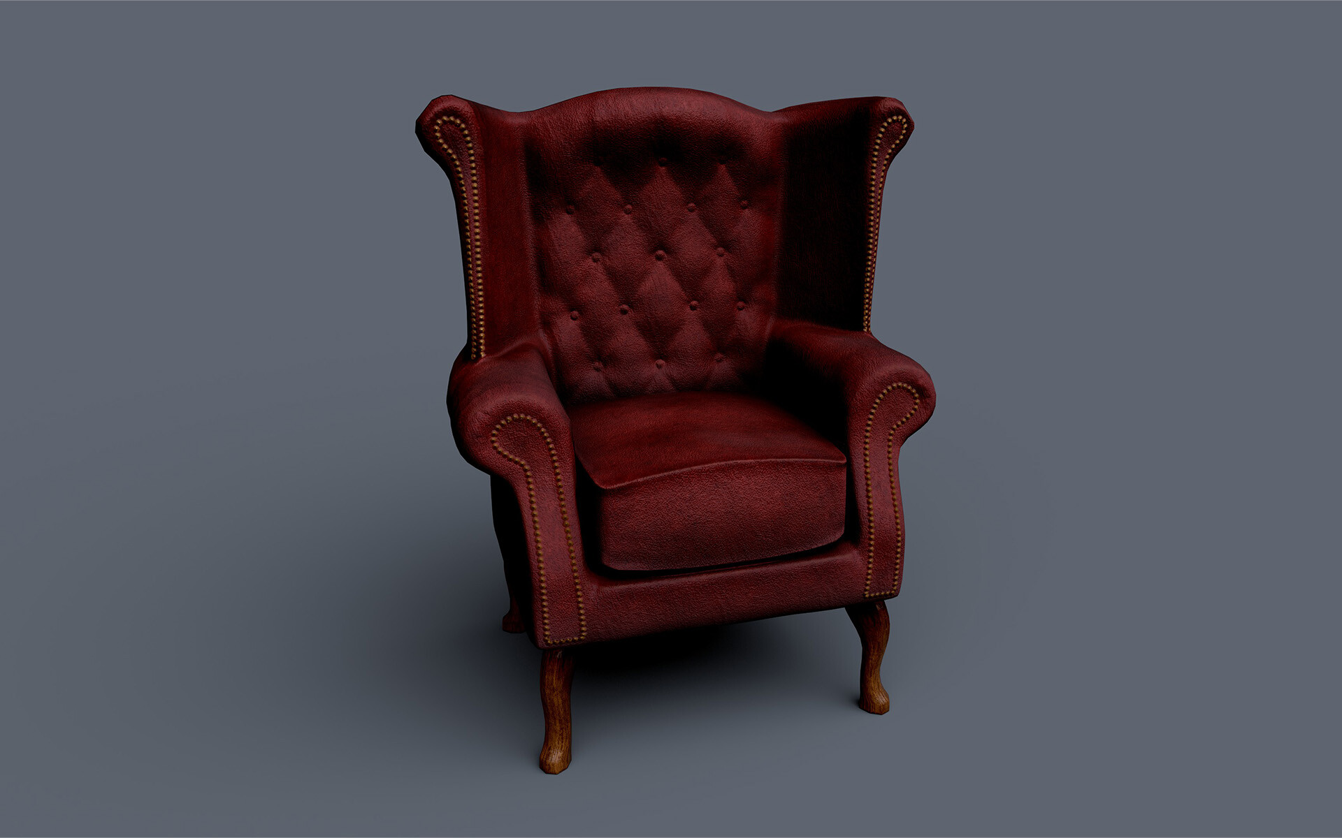 ArtStation - Old Chesterfield Armchair