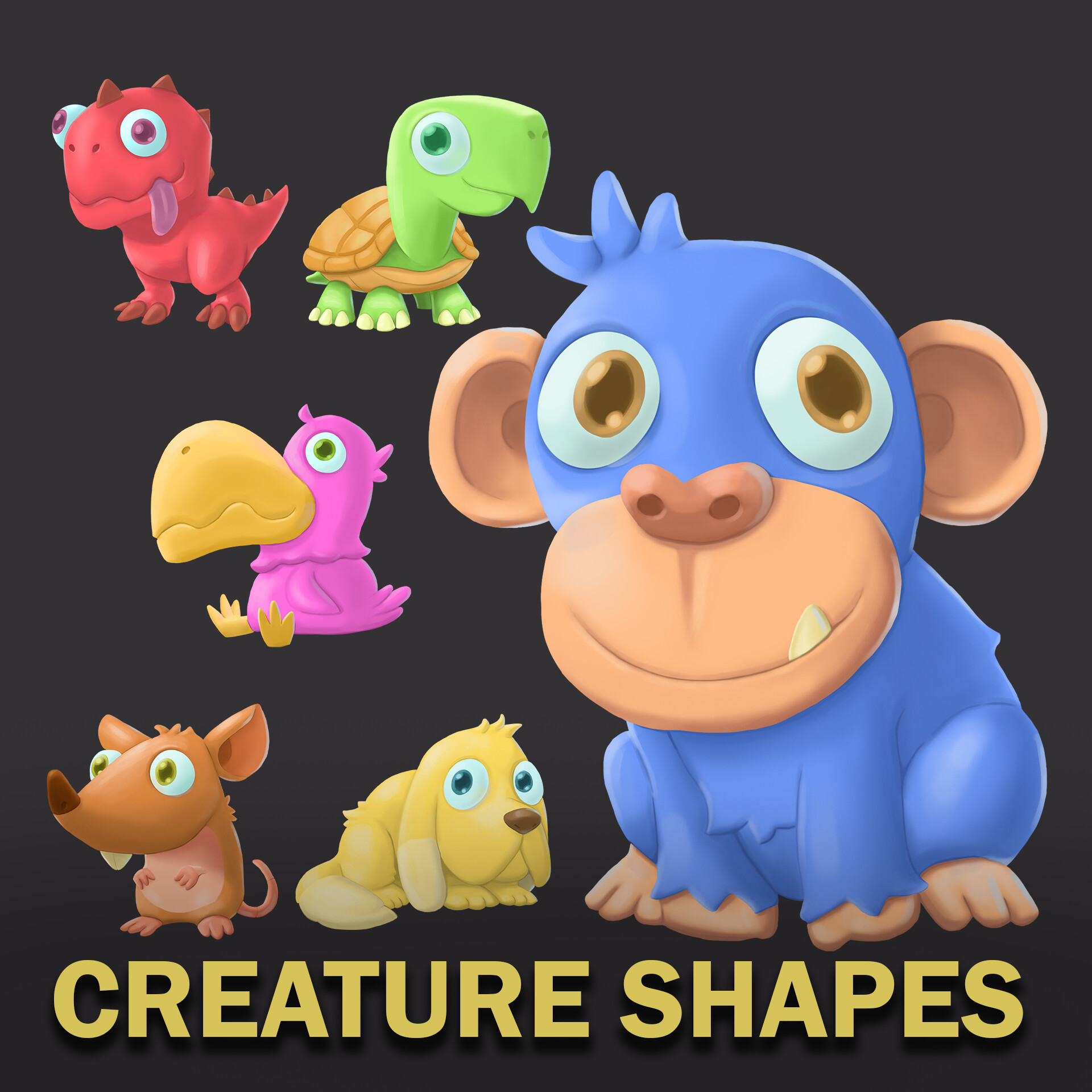 ArtStation Animal Shapes