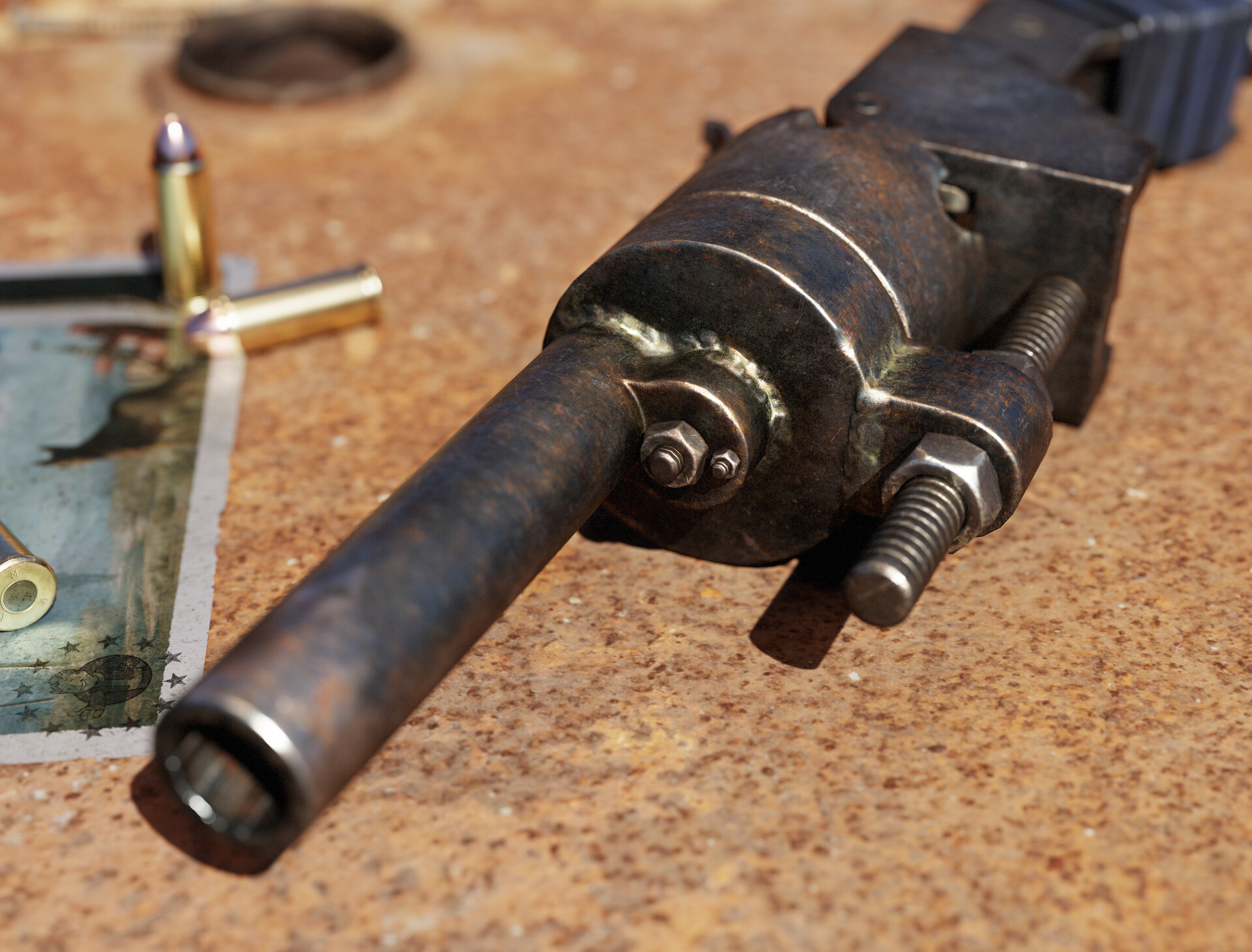 Artstation handmade revolver fallout 4