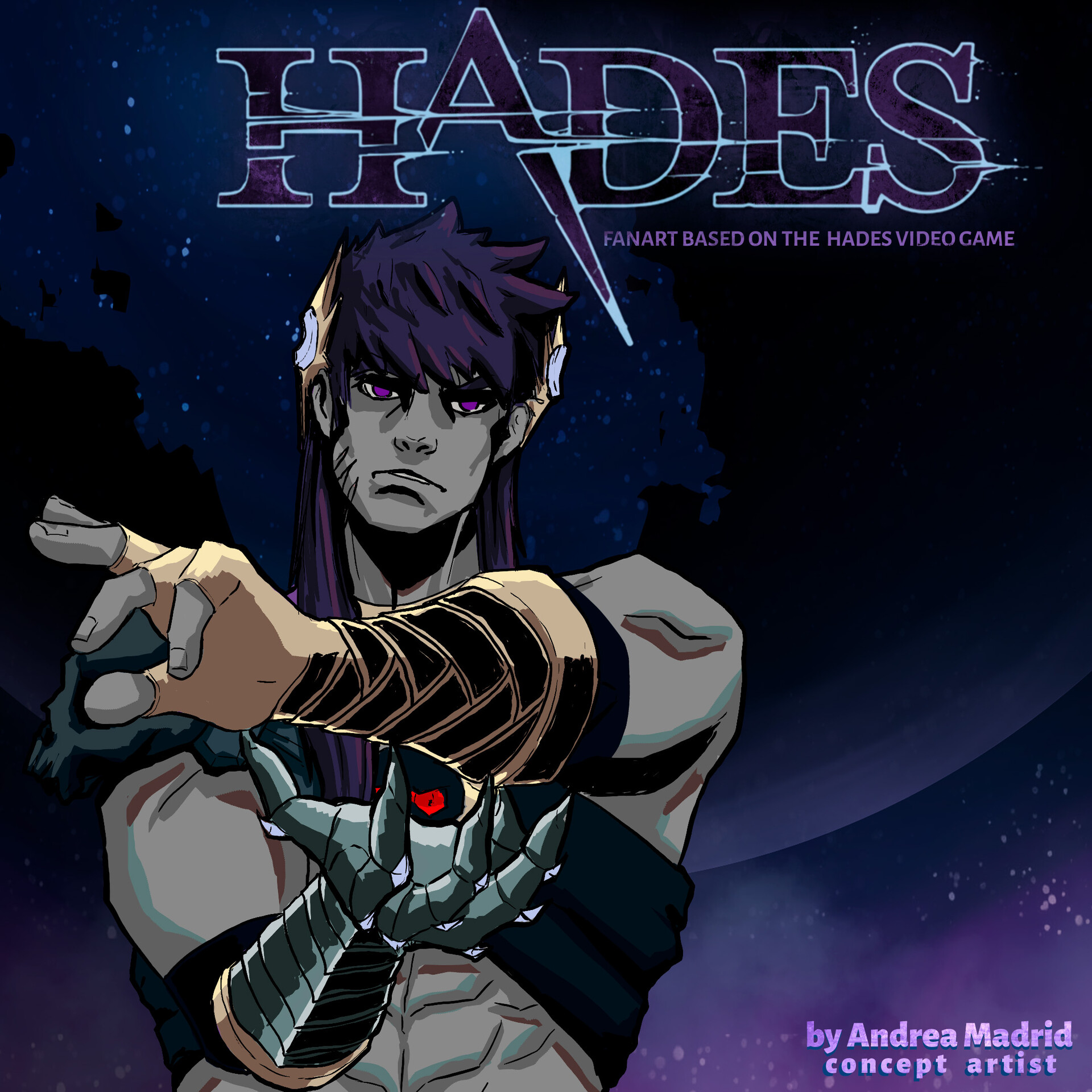 ArtStation - Hades Fanart Project - Main Character Design