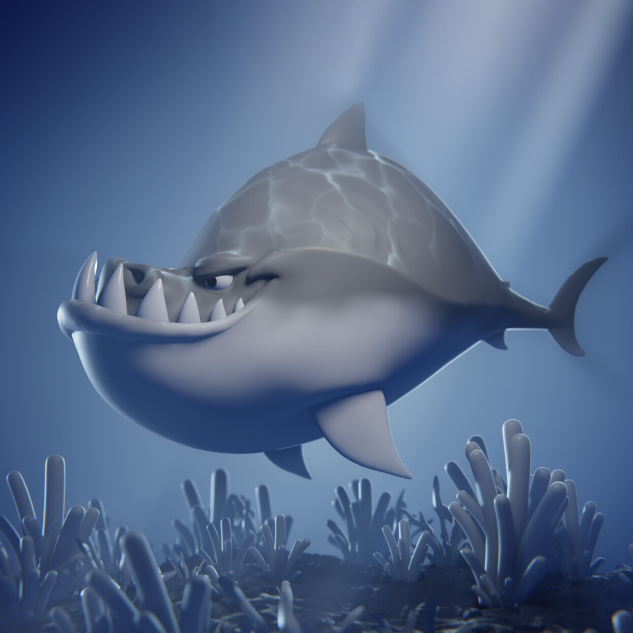 Shark Sculpt - 3D model by CG Cookie (@cgcookie) [fa4815f]