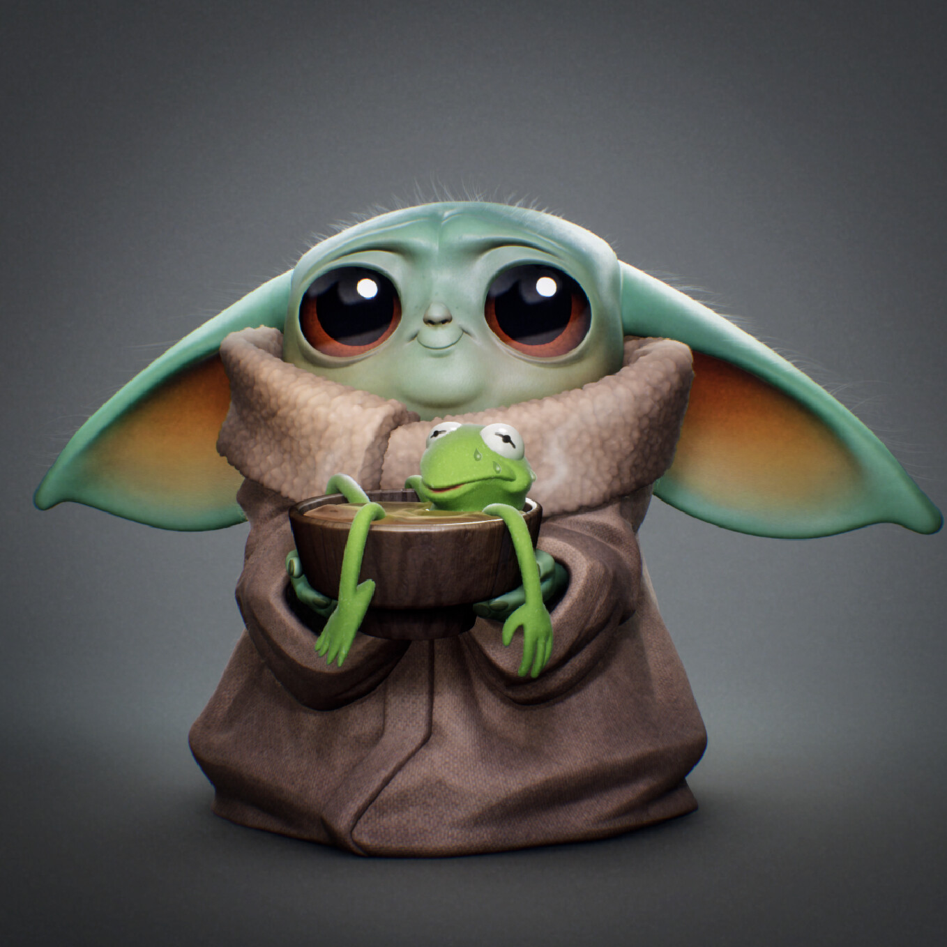 ArtStation - Baby Yoda : Remastered