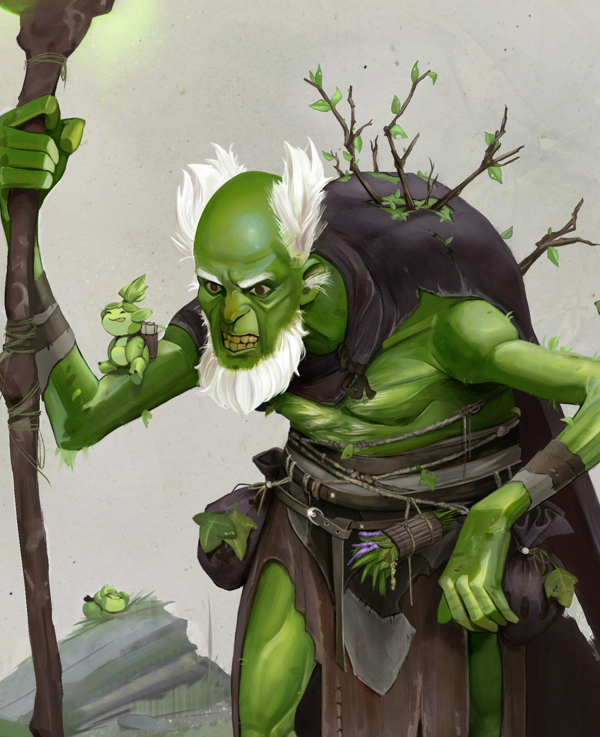 ArtStation - The Old Apothecary Druid