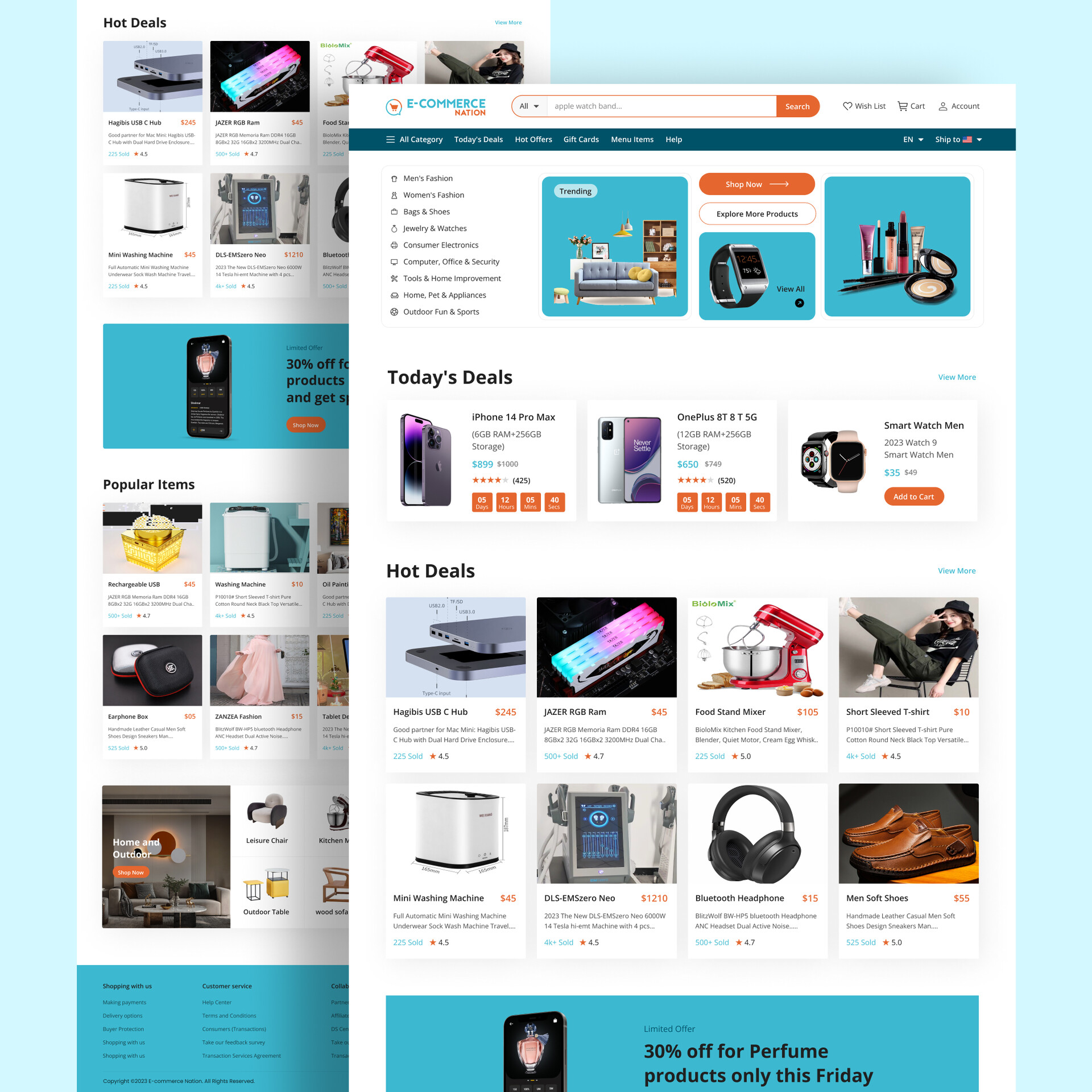 ArtStation - Ecommerce Website Landing Page