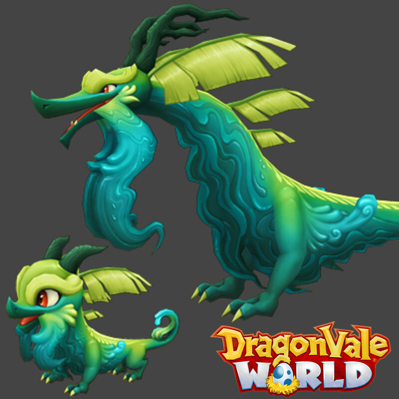 DragonVale World Monsoon Dragon