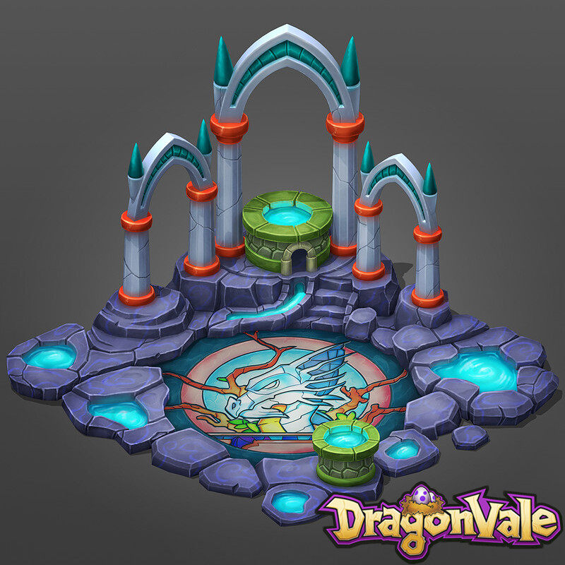 DragonVale - Environment Assets for the mini Dungeons and Dragons Event