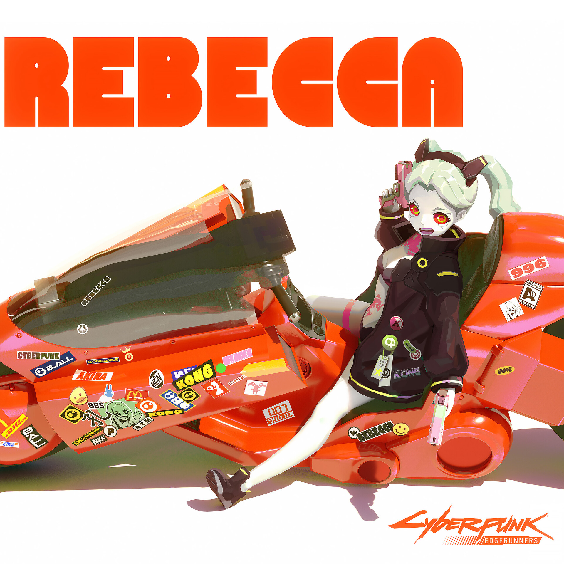 ArtStation - Rebecca in 2023  Cyberpunk anime, Cyberpunk