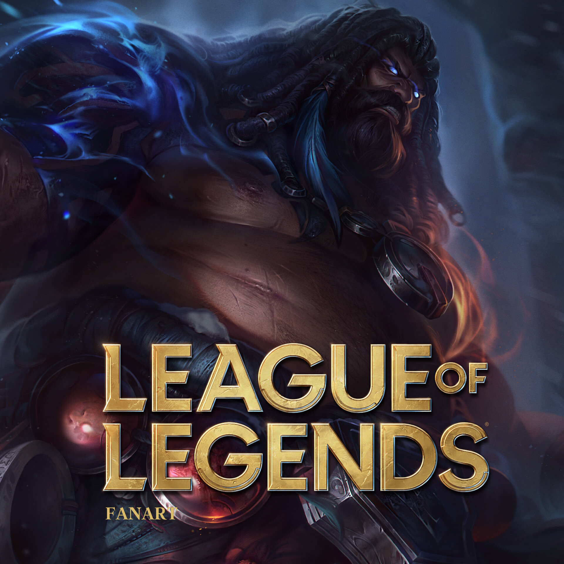 ArtStation UDYR SPLASH ART ( League of Legends fanart )