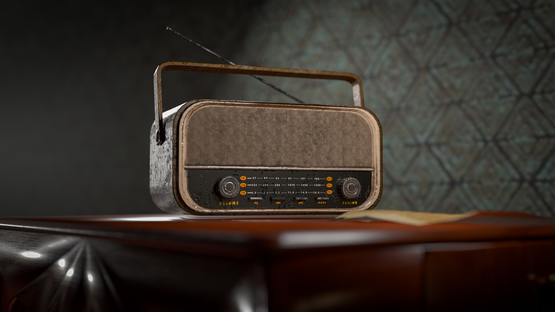 ArtStation - Vintage Radio