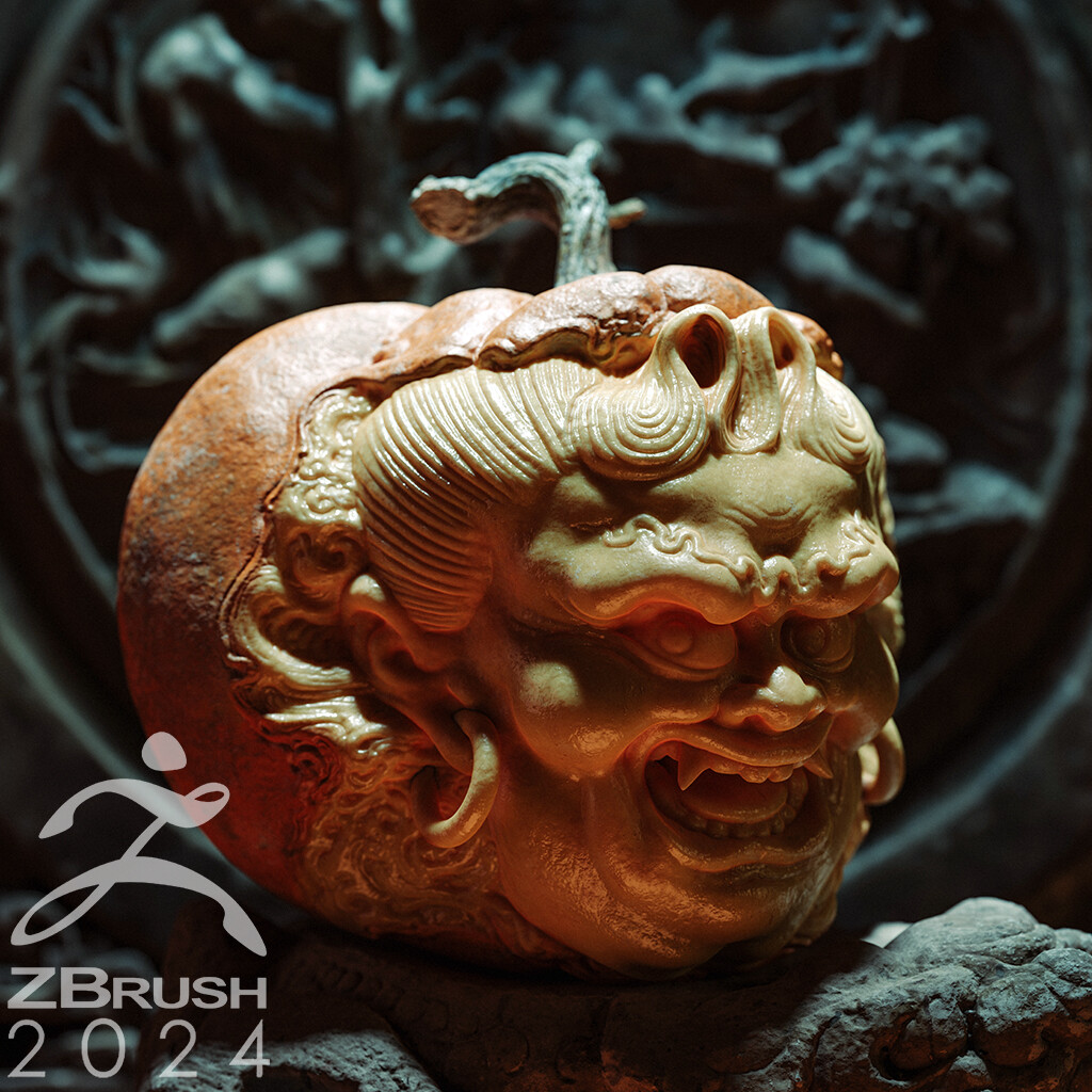 ArtStation Pumpkin 2024 ZBrush 2024 Beta Test Images   Zhelong Xu Zhelong Xu Thumb 