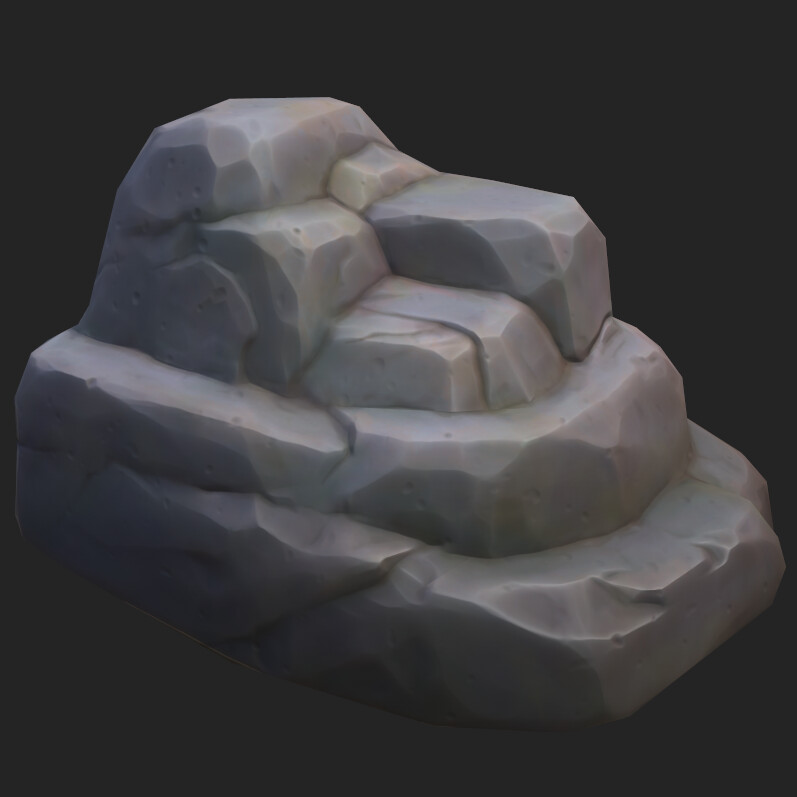 ArtStation - 스타일라이즈 바위 (stylized rocks)