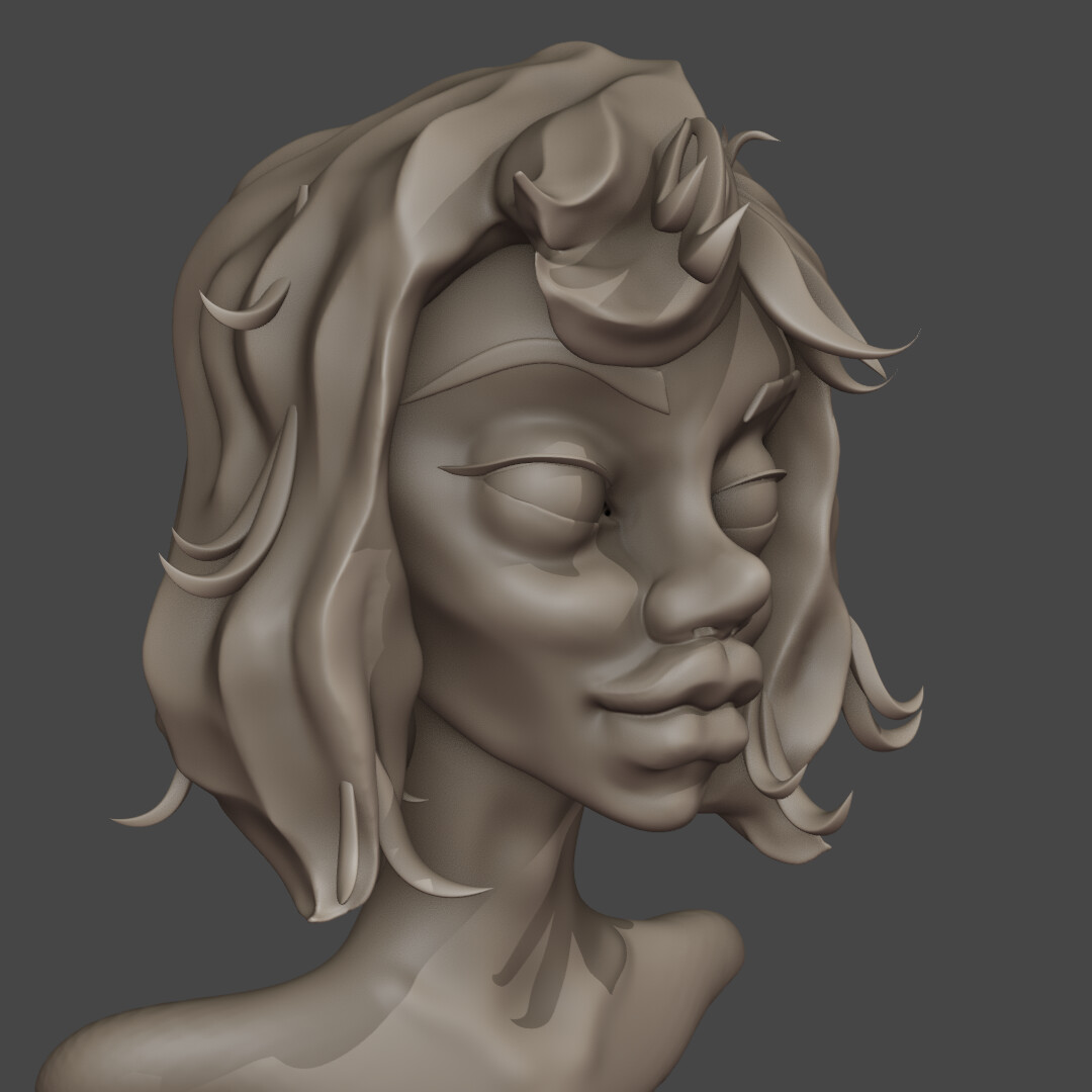 ArtStation - Stylized Girl 1.8M+ Polygons