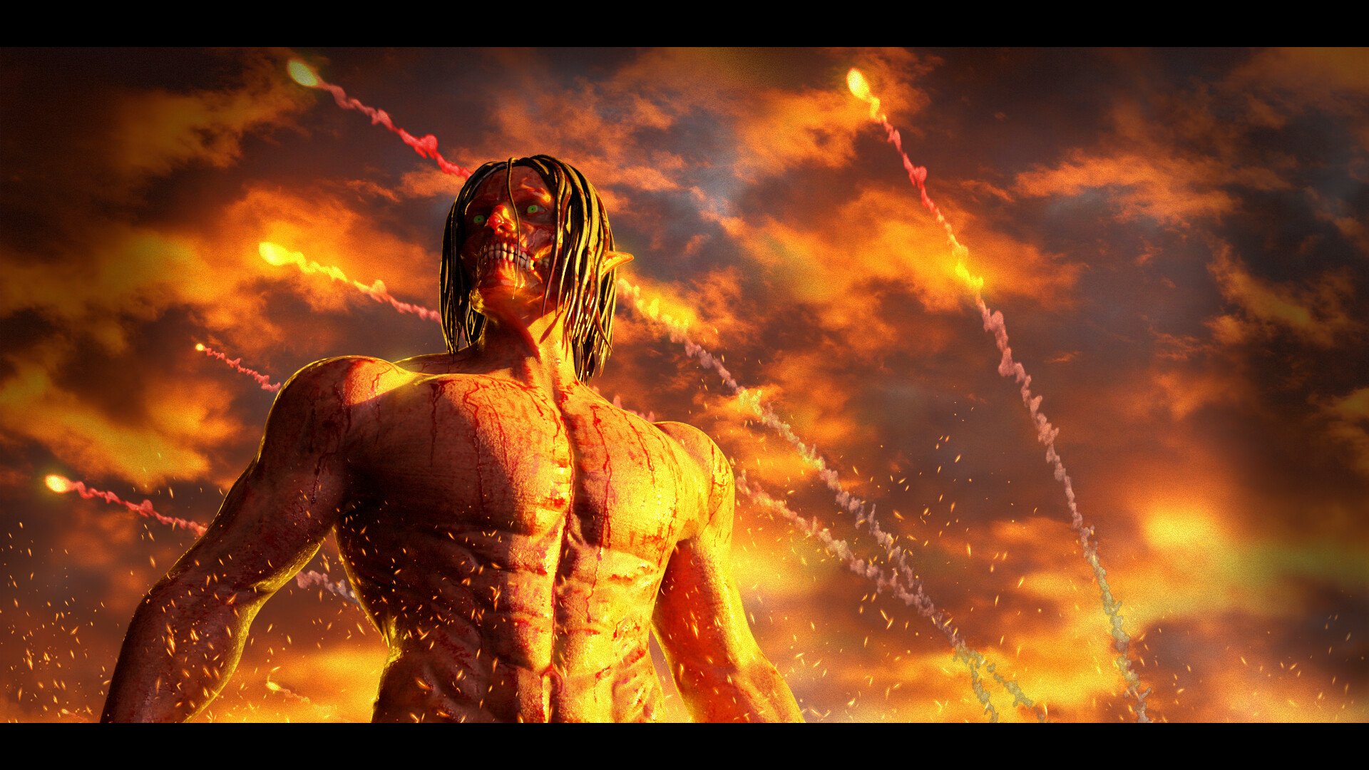 ArtStation - EREN TITAN 3D (ATTACK ON TITAN)