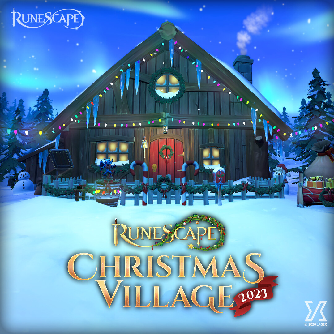 ArtStation - Runescape - Christmas Village 2023