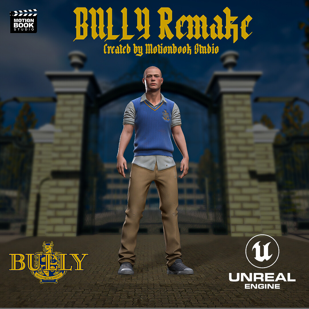 BULLY: Original Vs Unreal Engine 5 Remake 2022