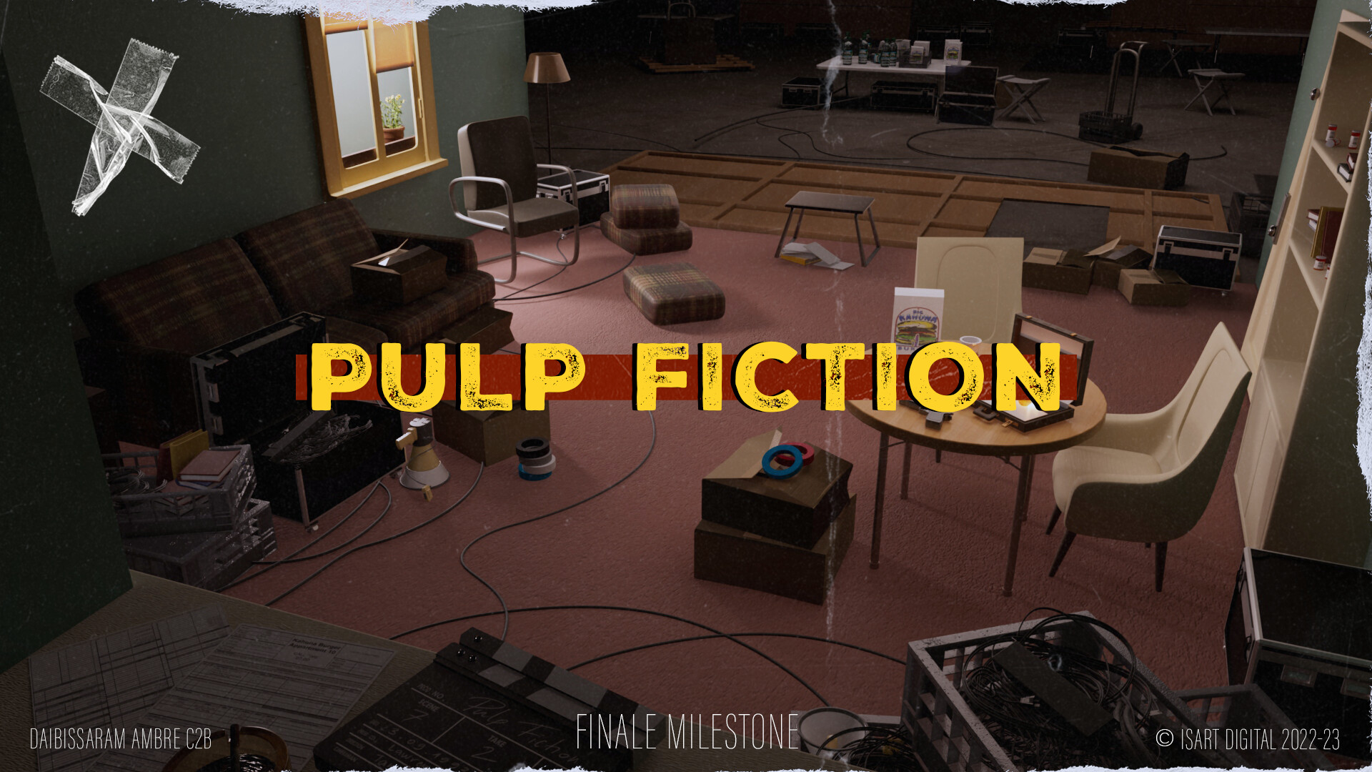ArtStation Film Set Pulp fiction