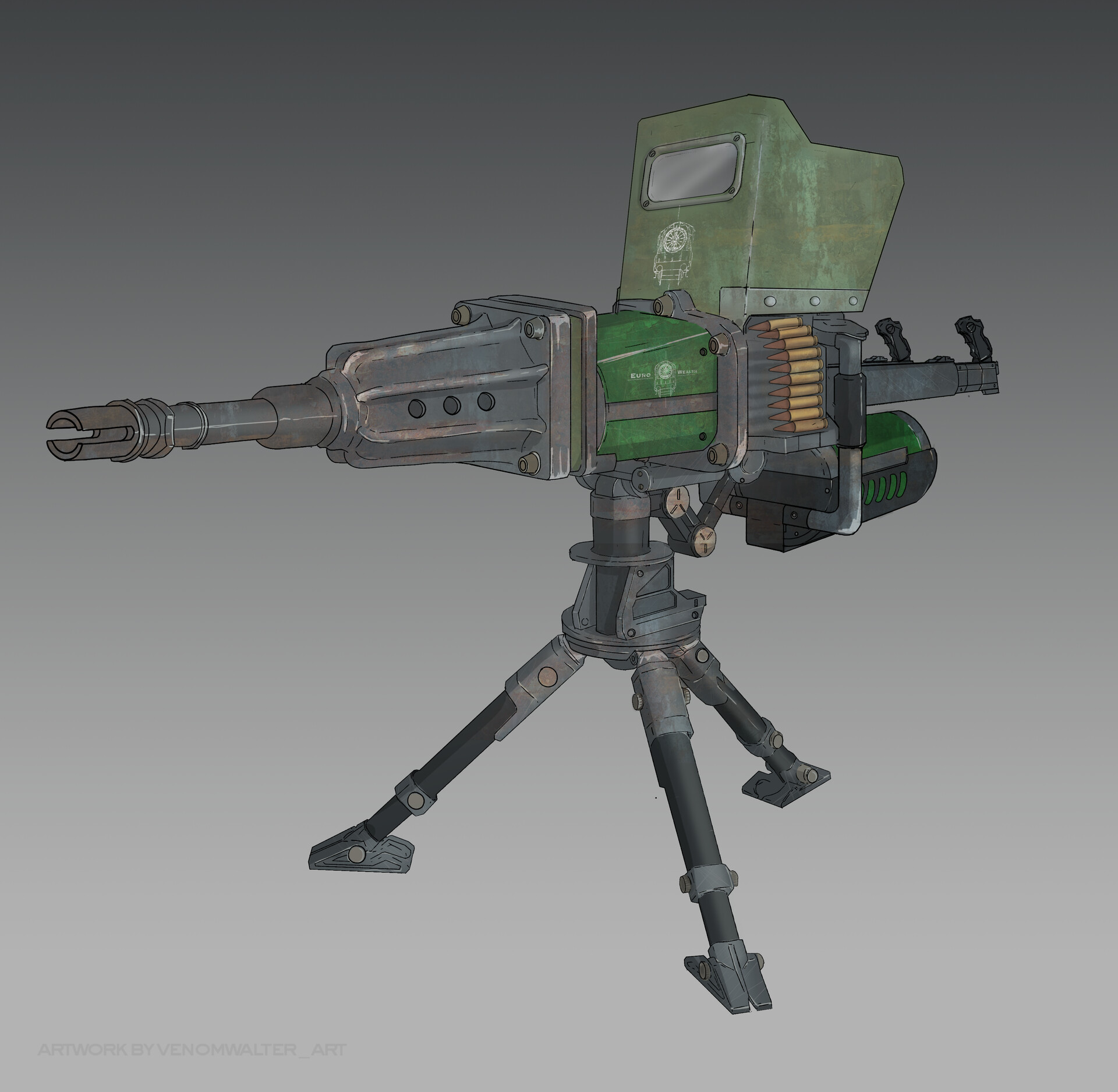 ArtStation - Turret (commissioned work)