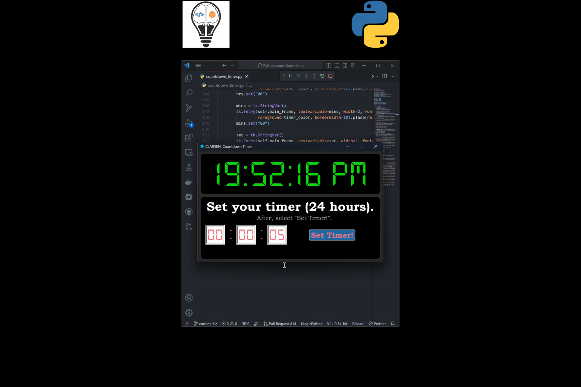 ArtStation - Python: Countdown Timer