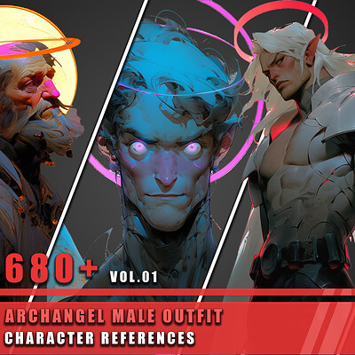 ArtStation - 360+ Original King Male Anime Style - References Pack Vol.05