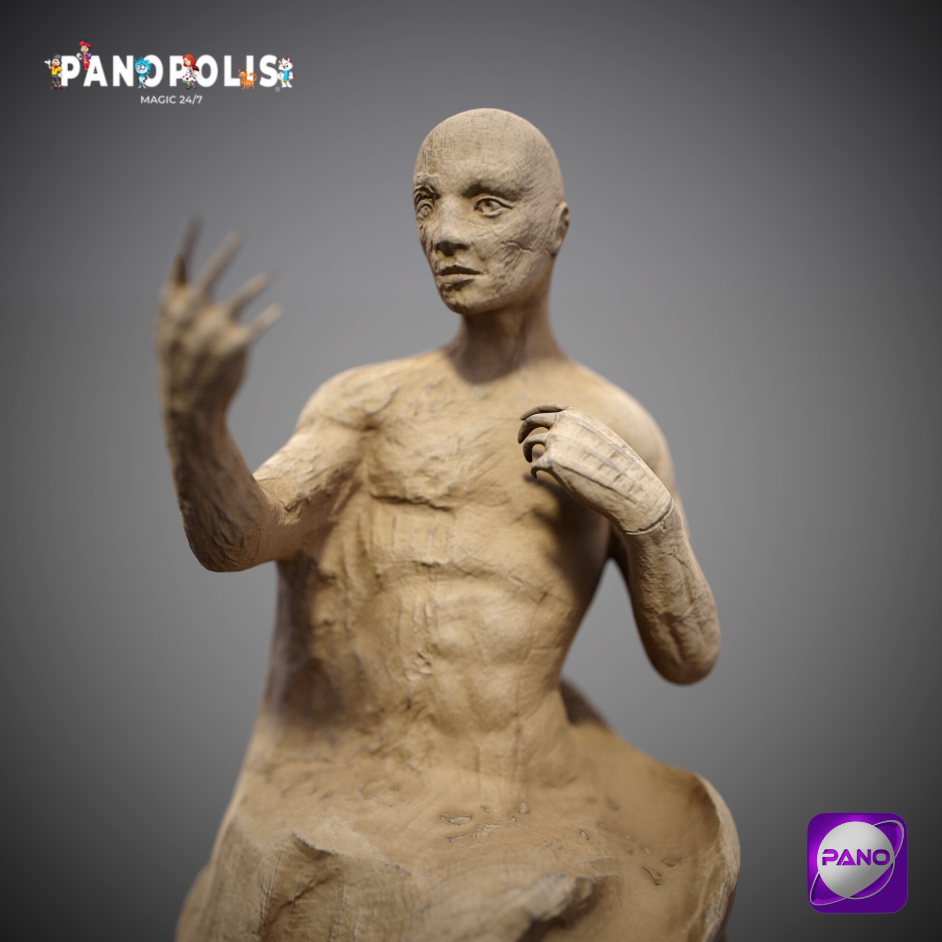 RocketSchas Panopolis: Prometheus Clay Statue(Unreleased Project)